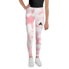 collant sport blanc-rose fille physique-affute face