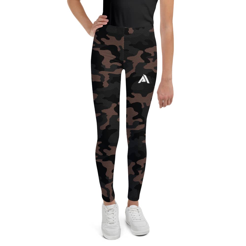 Collant de sport camouflage pour fille Physique Affute