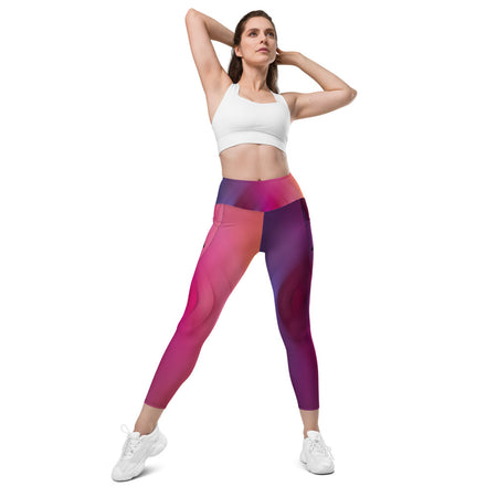 collant de sport femme avec poches latérales MC-design physique-affuté face