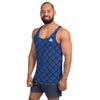 Débardeur de sport bleu graphique homme - Débardeur - Physique Affuté