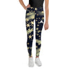 legging sport pour ado fille motif stars physique affûté vue de face