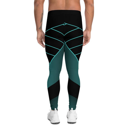 Legging sport homme athlétique noir bleu - legging sport homme - Physique Affuté