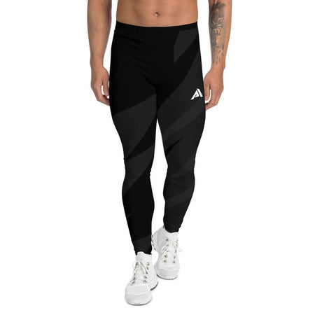 Legging sport homme design noir gris - legging sport homme - Physique Affuté
