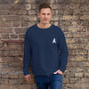 pull bleu marine homme physique-affuté