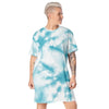 Robe T-shirt dégradé blanc/bleu Physique Affûté - Robe t-shirt - Physique Affuté