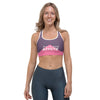 Soutien gorge de Sport violet - rose design - Brassière - Physique Affuté