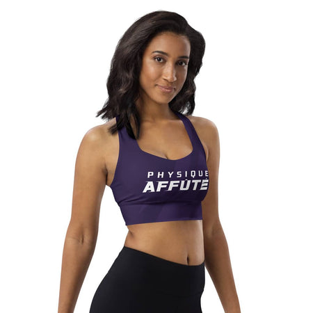 Soutien - gorge sport femme violet design - Brassière de sport - Physique Affuté