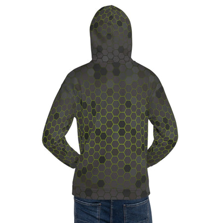 Sweat à Capuche NDA noir vert homme Physique Affûté - Physique Affuté