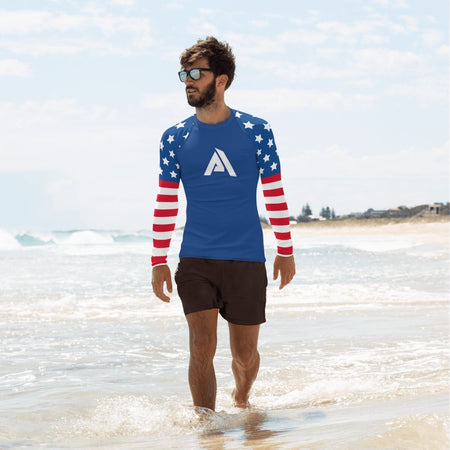 T-shirt de Compression américa pour Homme - Physique Affuté